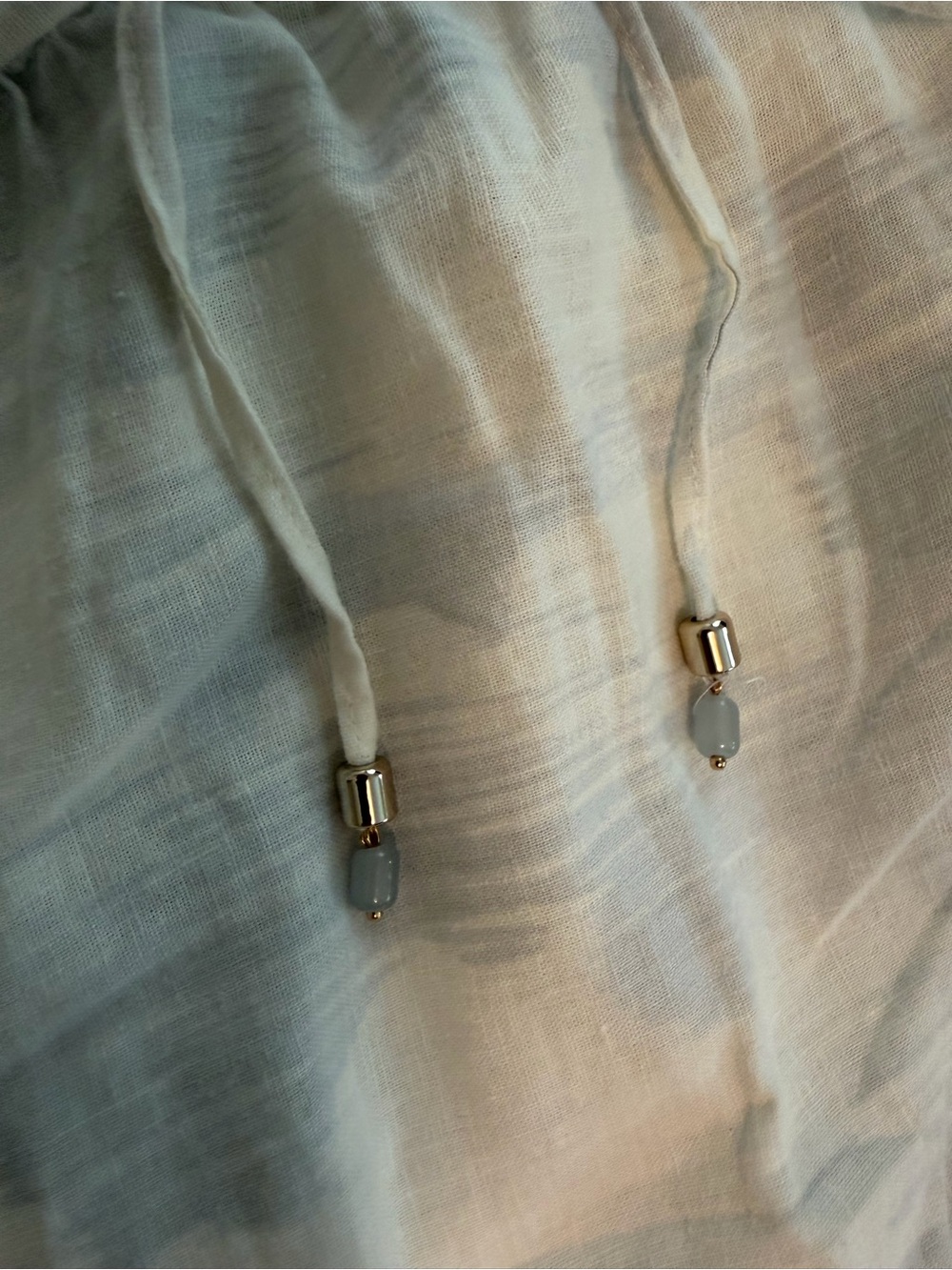 Rachel Zoe White Maxi Skirt with Blue Scenic Border Print - Picture 4 of 7